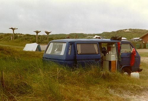 campen direkt in den Dnen